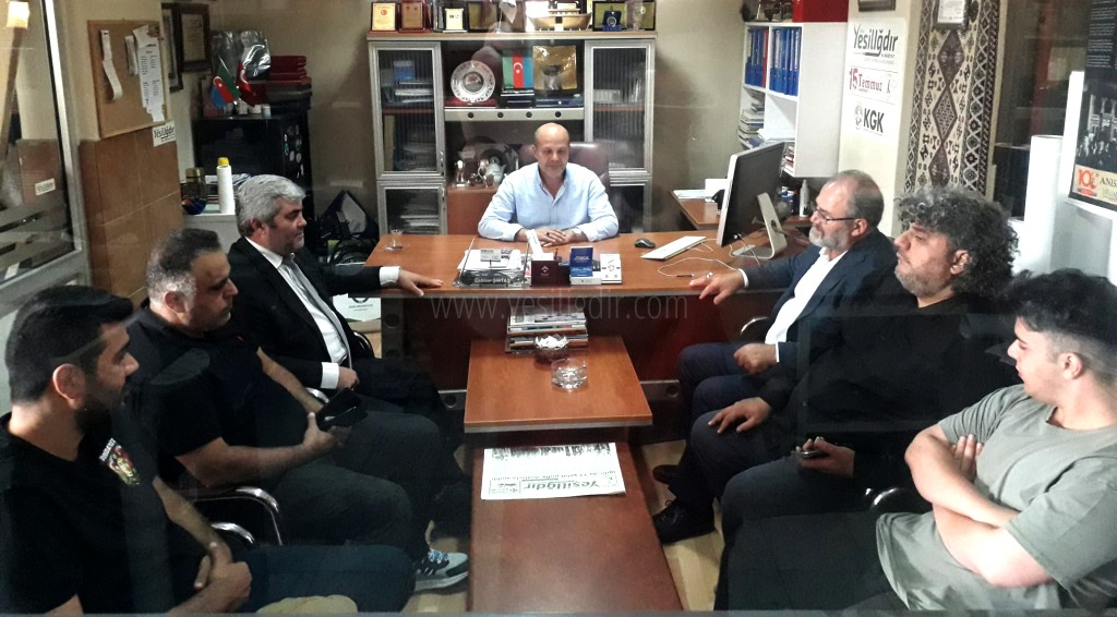 CAFERİDER BAŞKANI BABURDAN NEZAKET ZİYARETİ