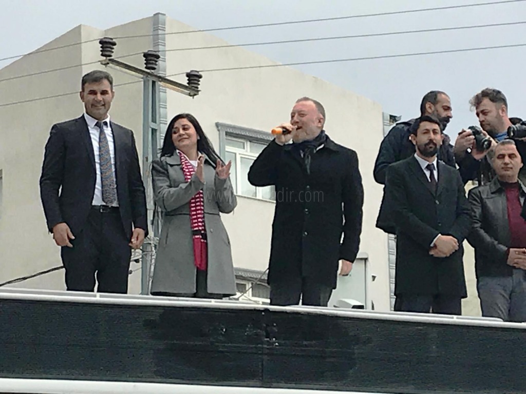 HDP Eş Genel Başkanı Temelli Iğdırdaydı