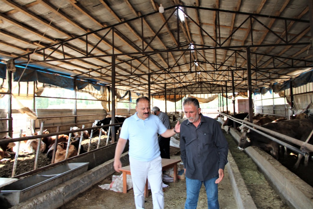 İL MÜDÜRÜ ÖZKAN YOLCU ÇALIŞAN ÇİFTÇİLERİMİZİ ZİYARET ETTİ