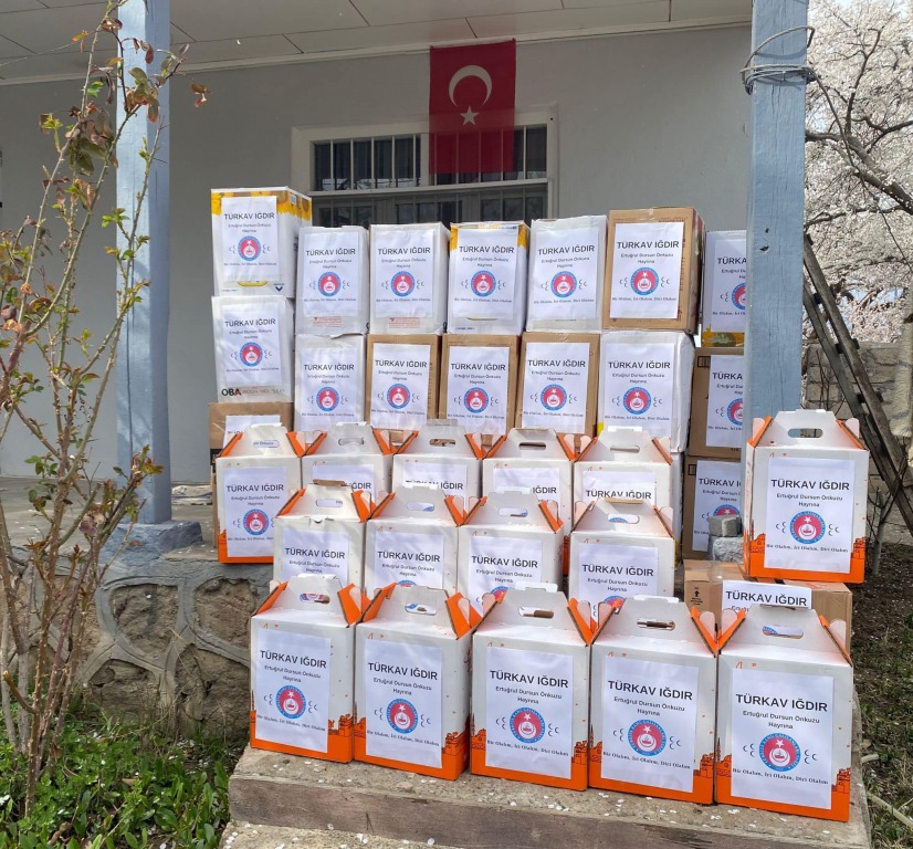 TÜRKAV Iğdır İl Başkanlığından Depremzede Ailelere Yardım Kolisi