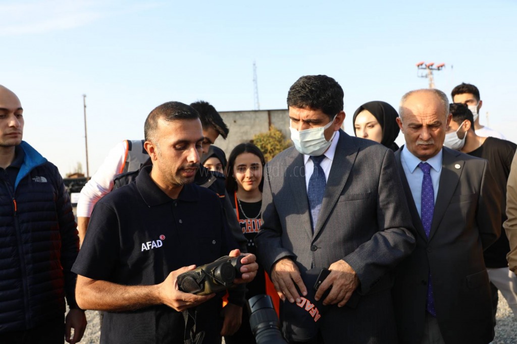 Rektör Alma Sivil Savunma Ve İtfaiyecilik Programı Öğrencilerini Ziyaret Etti