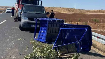Mardin’de otomobil ile motosiklet çarpıştı: 1 ölü, 4 yaralı