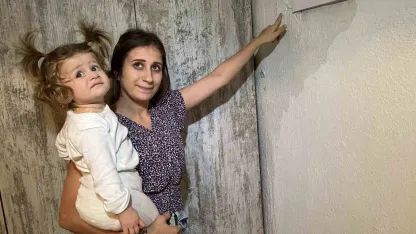 Kuraklık yaşayan İzmir’de, boşa akan sular evlere hasar verdi
