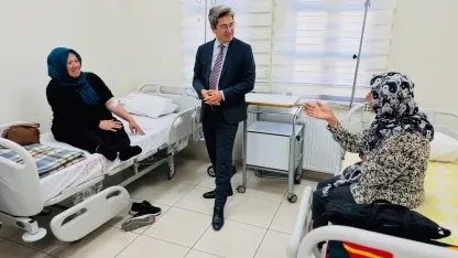 Kaymakam Arıkan hastanede incelemede bulundu