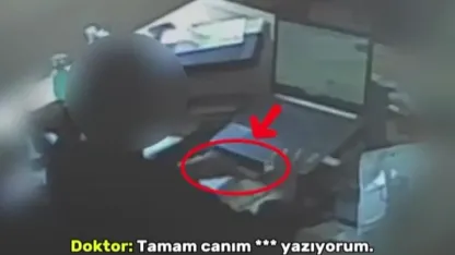Gaziantep’te şok görüntüler: Doktorun para karşılığı sahte rapor pazarlığı saniye saniye kamerada