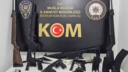 Muğla’nın 7 ilçesinde silah operasyonu: 4 tutuklama
