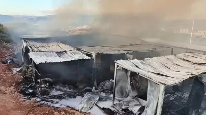 Konteynerlerde yangın