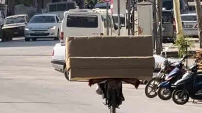 Motosikletle koltuk taşıdı