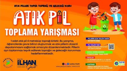 Yeşilyurt’ta çocuklar çevre için geri dönüşümde yarışıyor