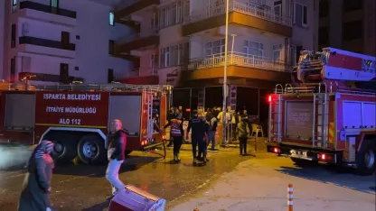 Isparta’da pideci deposunda çıkan yangın korkuttu işletmede maddi hasar meydana geldi.