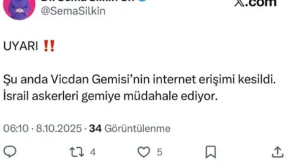 İsrail askerleri Milletvekili Ün’ün de bulunduğu Vicdan gemisine müdahale etti