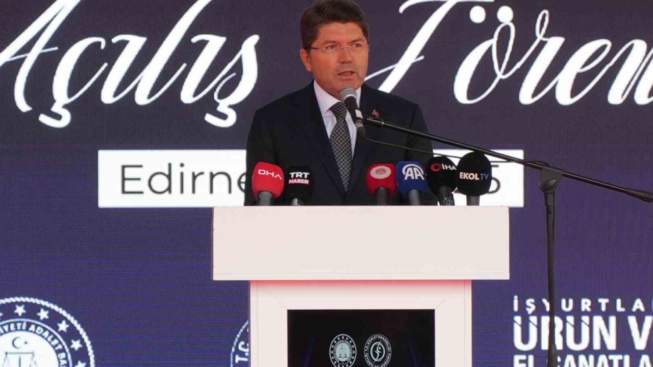 Adalet Bakanı Tunç: &quot;Selimiye’nin gölgesinden İsrail’i lanetliyorum&quot;