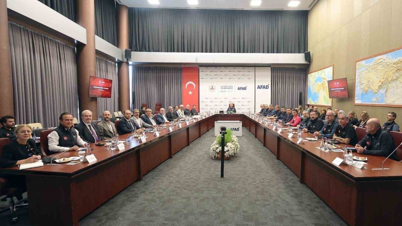 Deprem Bilim Kurulu Toplantısı yapıldı