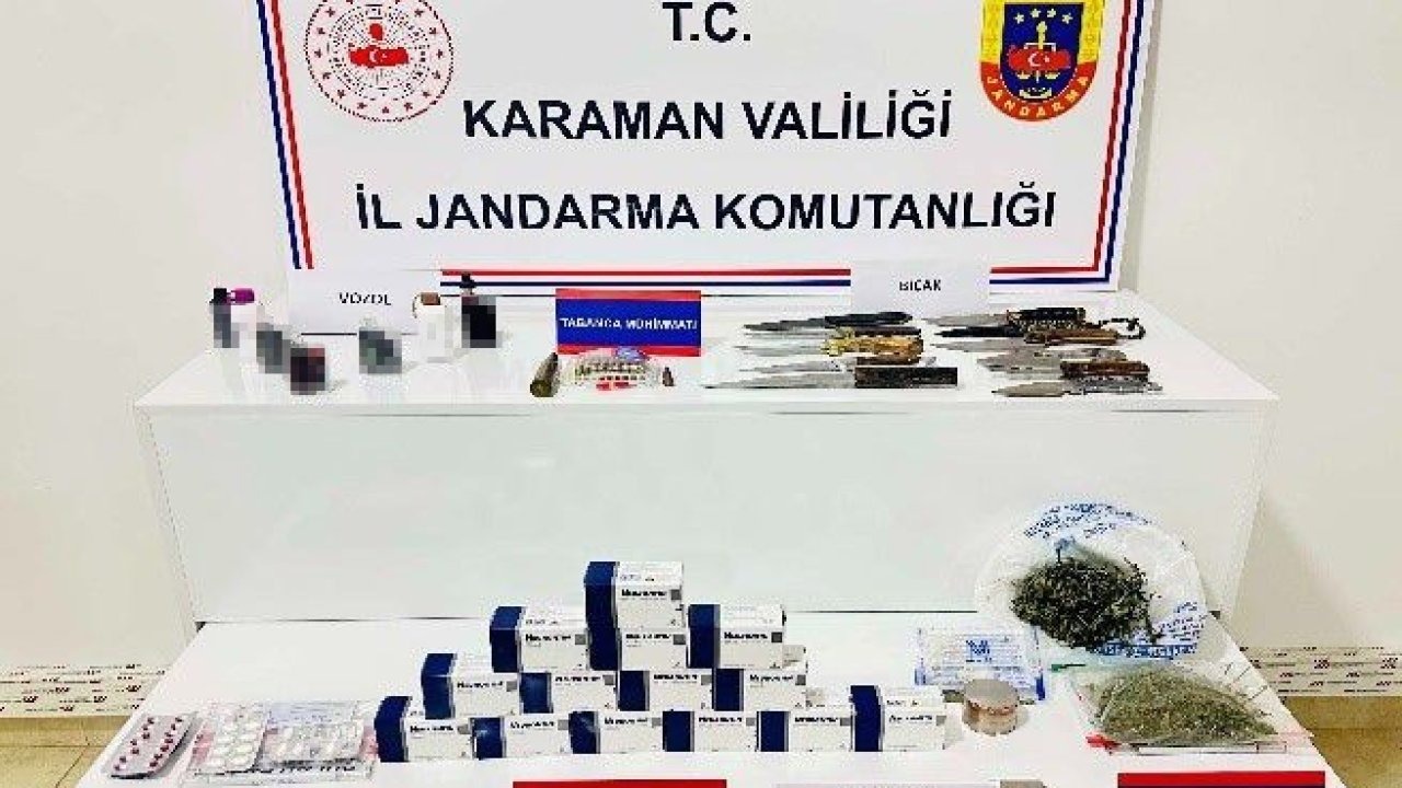 Karaman’da tarihi eser ve uyuşturucu ele geçirildi: 6 kişi tutuklandı