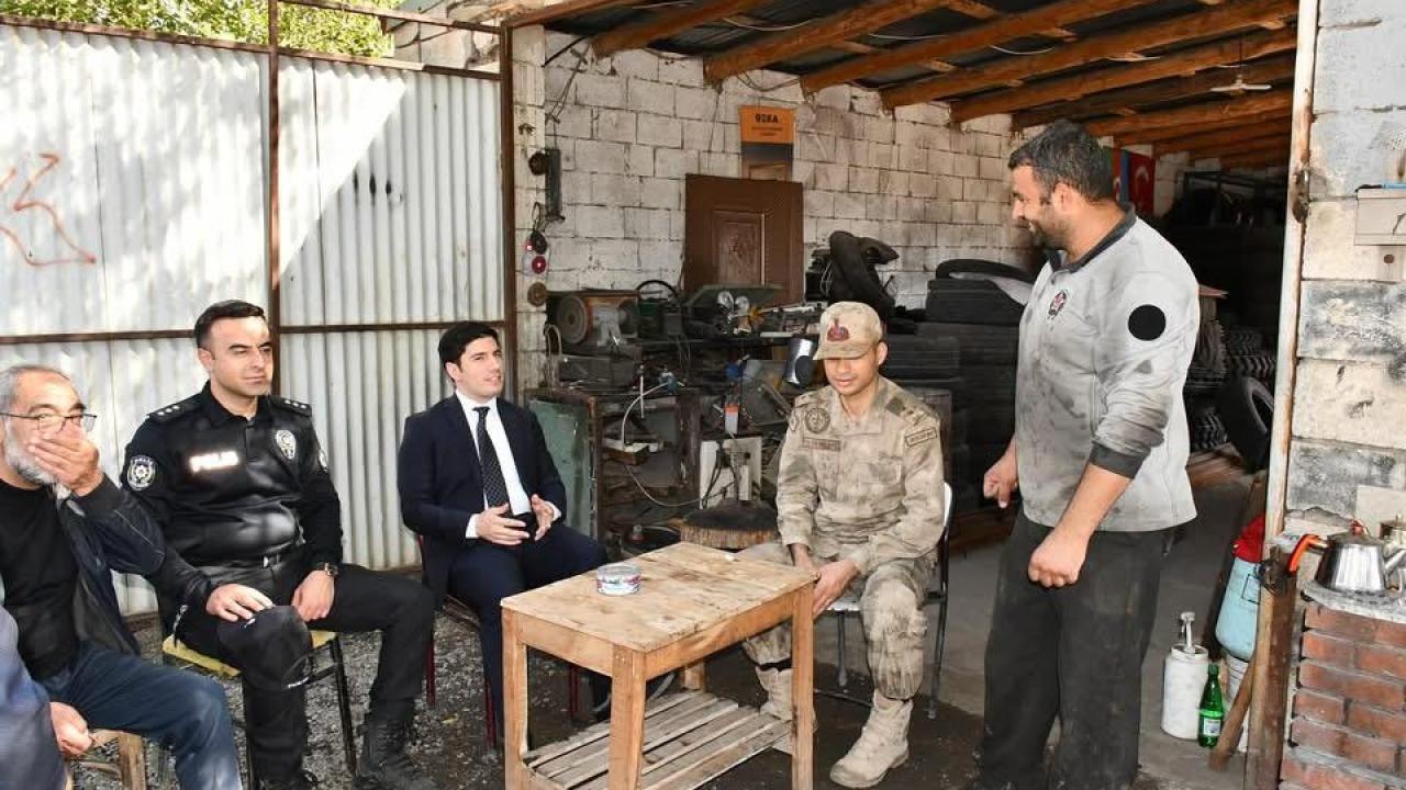 Kaymakam Gülnar’dan Esnaf ve Vatandaş Ziyareti