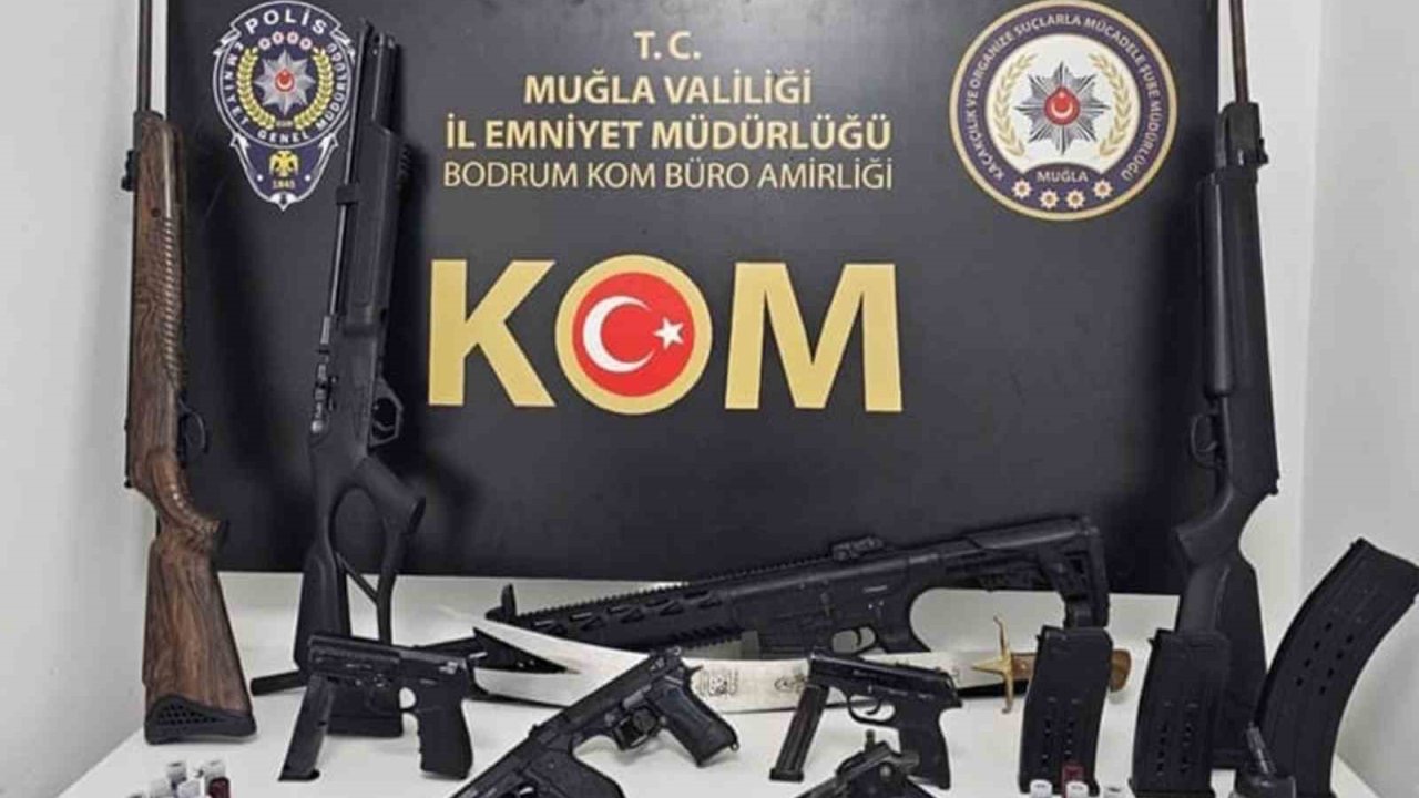 Muğla’nın 7 ilçesinde silah operasyonu: 4 tutuklama