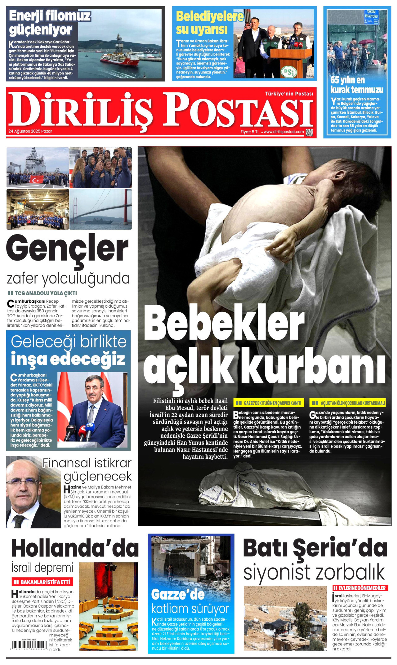 DİRİLİŞ POSTASI Gazete Manşeti