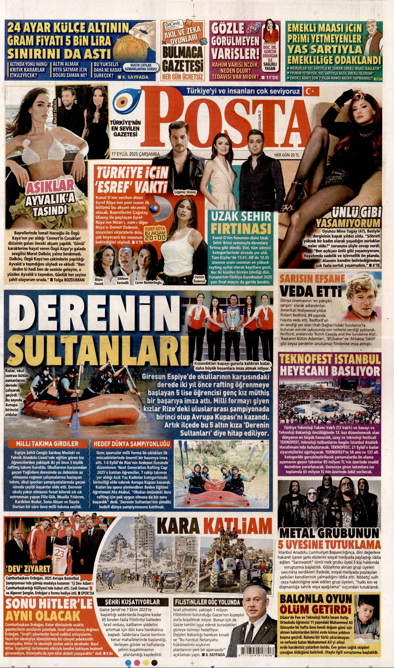 POSTA Gazete Manşeti