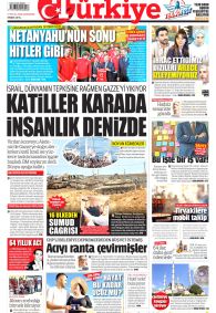 TÜRKİYE GAZETESİ Gazete Manşeti