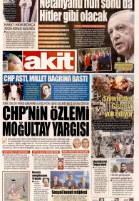 YENİ AKİT Gazete Manşeti