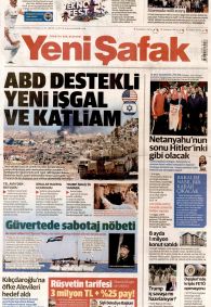 YENİ ŞAFAK Gazete Manşeti